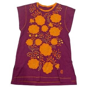 Double D Ranch Purple and Orange Top Size:XS